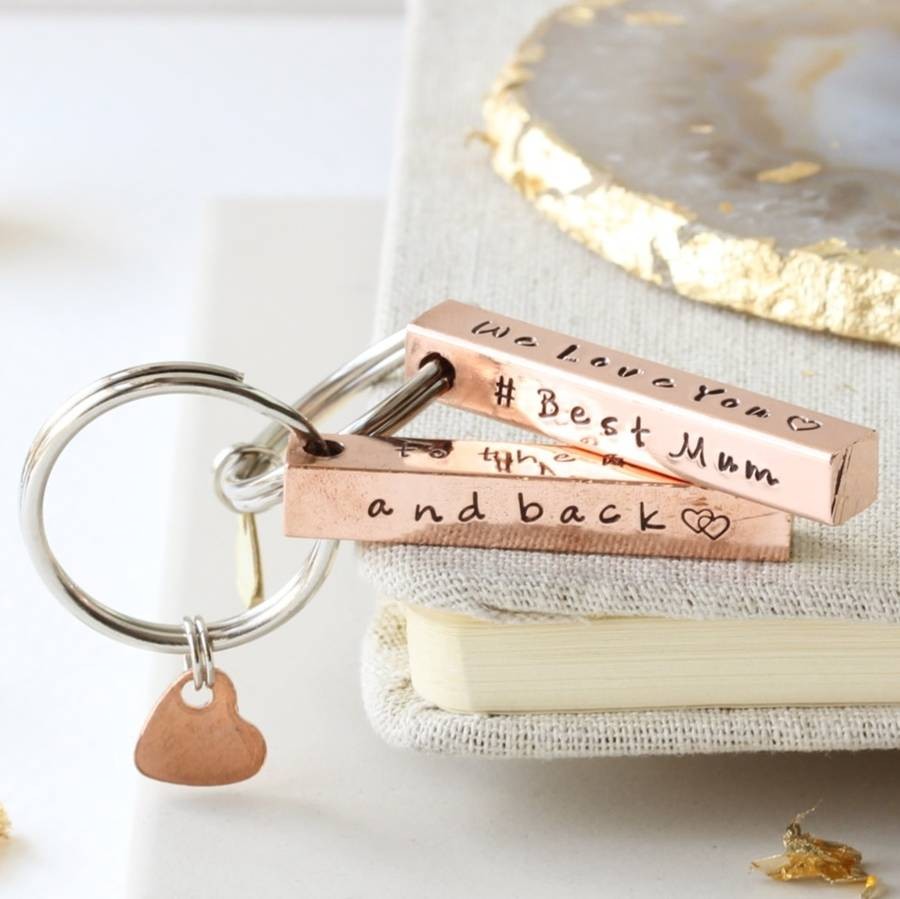 Personalised Bar Keyring