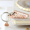 Personalised Copper Bar Keyring - Thumbnail 1