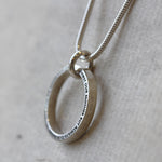 Personalised HALO Ring Necklace - Image 9