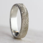 Silver Fingerprint Ring - Image 2