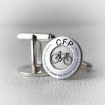 Personalised Cyclist Cufflinks - Image 2