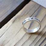 Own Handwriting Personalised Ring - Image 3