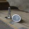 Oval Fingerprint Cufflinks - Thumbnail 3