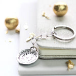 Personalised Silver Domed Keyring - Image 3