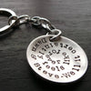 Personalised Silver Domed Keyring - Thumbnail 2