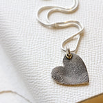 Heart Fingerprint Pendant - Solo - Image 1