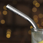 Personalised Straw Gift Set Eco Reusable Steel