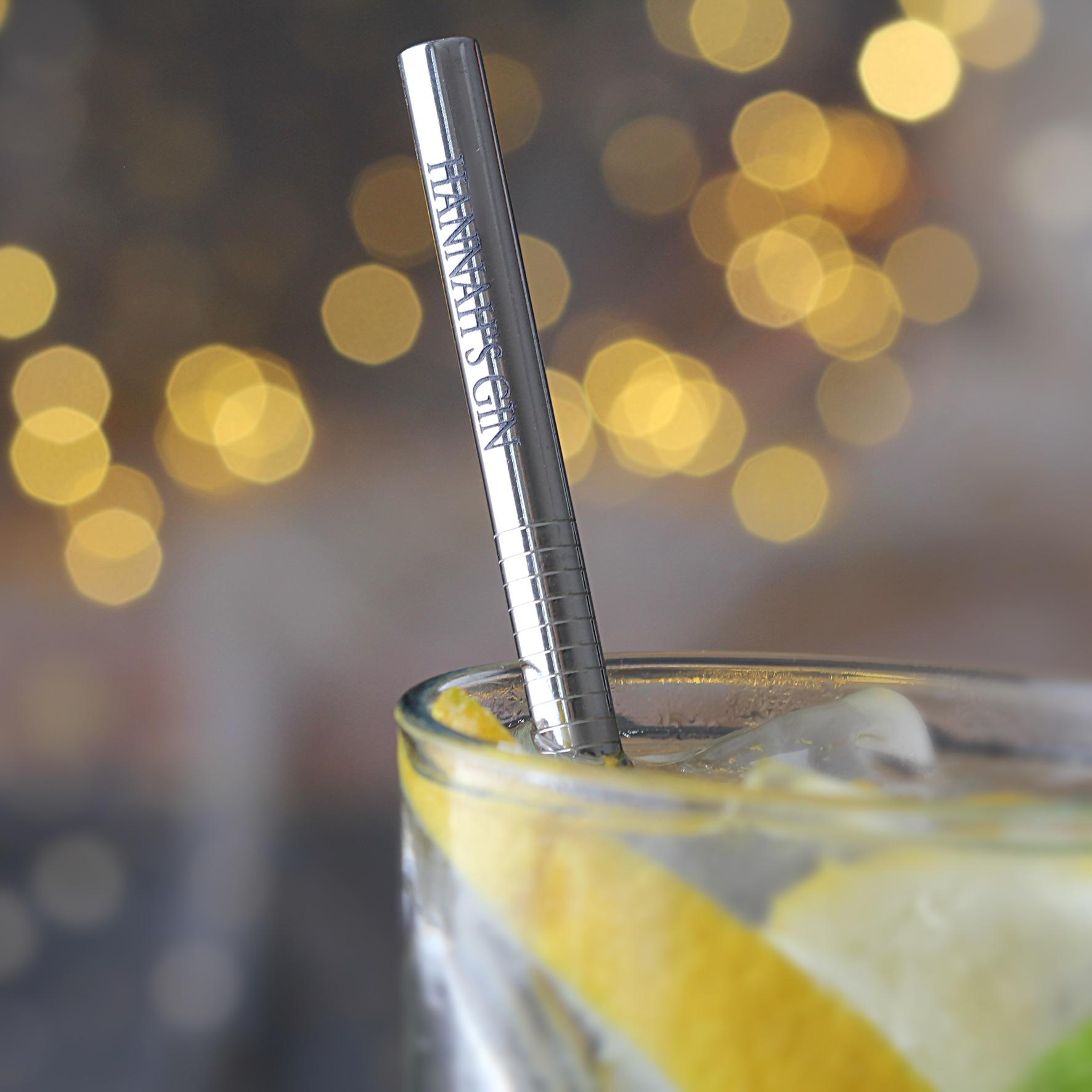 Reusable Steel Straw | Personalized Drinking Straw | Morgan & French