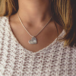 Fingerprint Heart Charm Necklace - Image 5