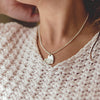 Fingerprint Heart Charm Necklace - Thumbnail 6