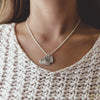 Fingerprint Heart Charm Necklace - Thumbnail 8