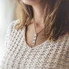 Fingerprint Ingot Necklace with Shaped Prints - Thumbnail 6