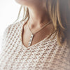 Fingerprint Ingot Necklace with Shaped Prints - Thumbnail 7