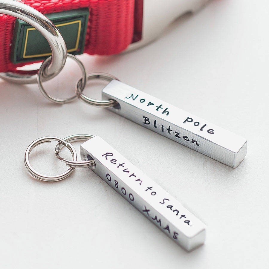 Morgan & French Square Pet Name Tag
