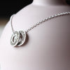 Personalised Silver Little Washer Necklace - Thumbnail 4