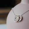 Personalised Silver Little Washer Pendant - Thumbnail 1