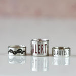 Silver Caduceus Medical Alert Bead - Image 1