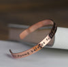 Personalised Copper Bangle - Thumbnail 4