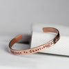 Personalised Copper Bangle - Thumbnail 5