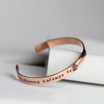 Personalised Copper Bangle - Image 6