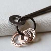 You Belong To Me Copper Personalised Keyring