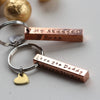 Personalised Square Bar Keyring - Thumbnail 4