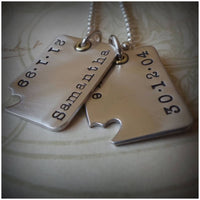 Piece Of My Heart Dog Tag Necklace