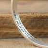 Silver Medical Alert Caduceus Cuff Bracelet - Thumbnail 4