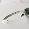 Silver Medical Alert Caduceus Cuff Bracelet - Thumbnail 5