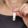 Women's Silver Medical Alert Allergy Necklace - Thumbnail 2