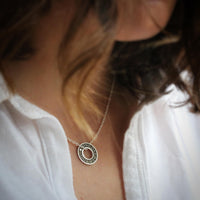 Personalised Silver Little Washer Pendant