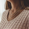 Black Gold and Silver Fearne Necklace - Thumbnail 8