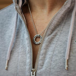 Men's Personalised Silver Washer Necklace - Image 2