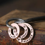 This Grandad Belongs To Copper Keyring