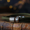 Olive Green Paracord and Silver Medical Alert Bracelet - Thumbnail 4