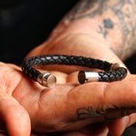 Personalised Copper and Silver Men's Bracelet - Image 5