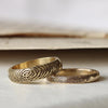 Solid Gold Fingerprint Ring - Thumbnail 5