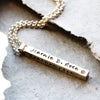 Personalised Silver Family Names Necklace - Thumbnail 3