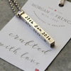 Personalised Silver Family Names Necklace - Thumbnail 5