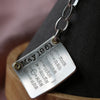 Personalised Silver Calendar Date Keyring - Thumbnail 1