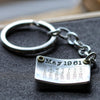 Personalised Silver Calendar Date Keyring - Thumbnail 6