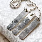 Fingerprint Ingot Pendant - Solo - Image 2