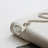 Fingerprint Heart Charm Necklace - Thumbnail 4