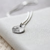 Round Fingerprint Charm Necklace - Thumbnail 3