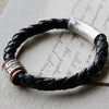 Personalised Copper and Silver Men's Bracelet - Thumbnail 3