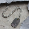 Fingerprint Dog Tag Necklace - Thumbnail 3