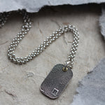 Fingerprint Dog Tag Necklace - Image 3