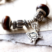 Little Picasso Charm on a Charm Carrier