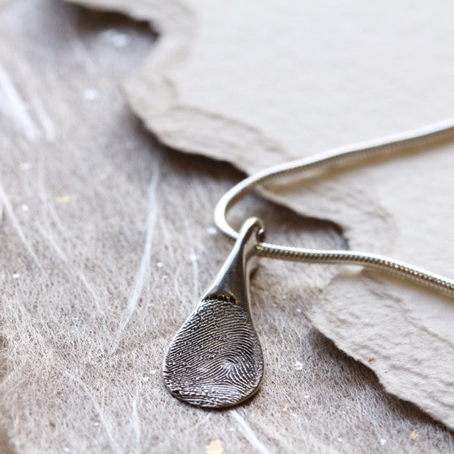 Fingerprint Paddle Pendant