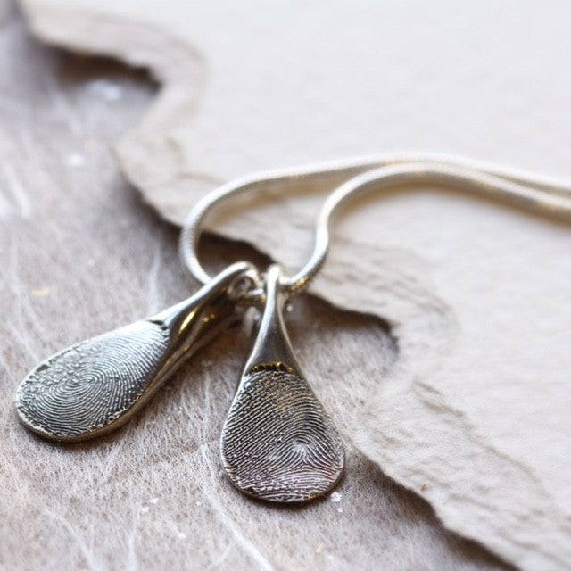 Fingerprint Paddle Pendant